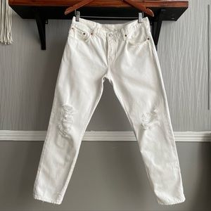 Levi’s 501 White Denim Jeans